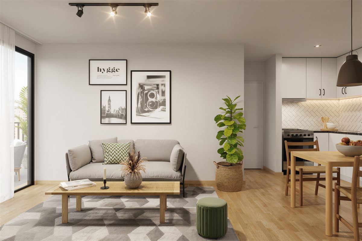 Skandar V — Living con balcón